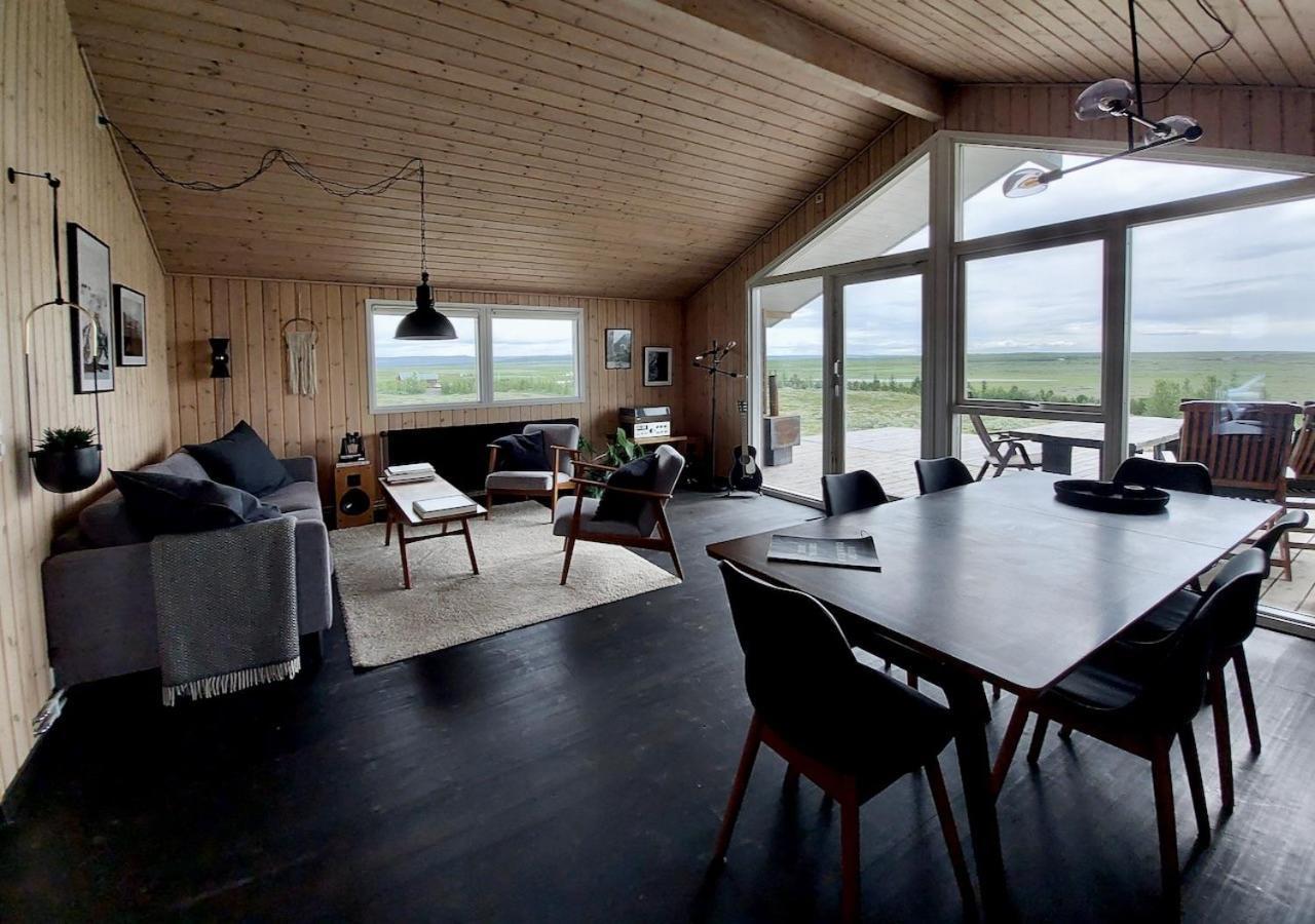 רייקהולט Hilltop Cabin Hekla - Golden Circle - Geysir - Mountain View מראה חיצוני תמונה