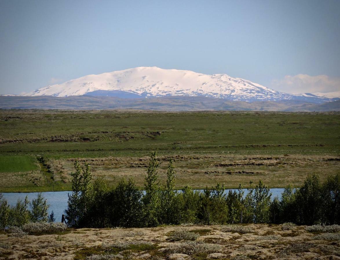 רייקהולט Hilltop Cabin Hekla - Golden Circle - Geysir - Mountain View מראה חיצוני תמונה